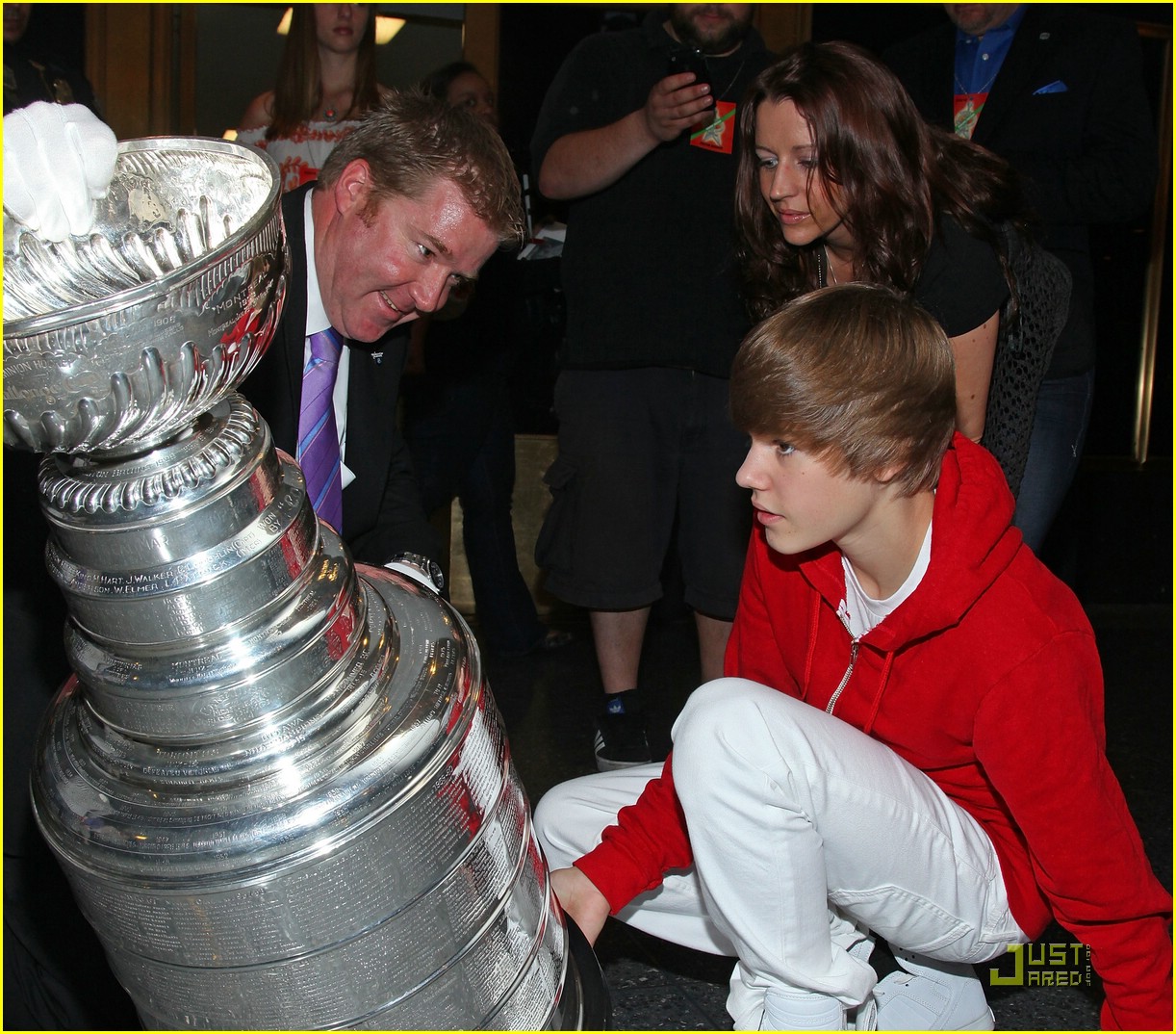 Justin Bieber: Stanley Cup Cutie