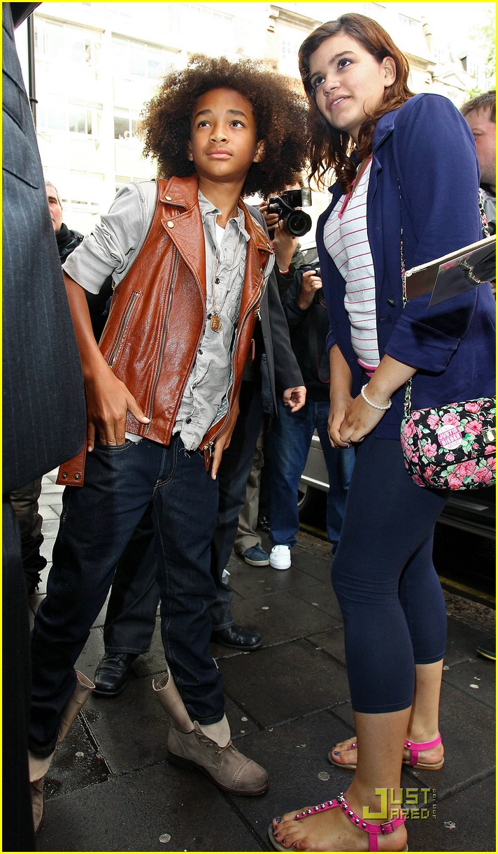 Jaden Smith Karate Chops in London