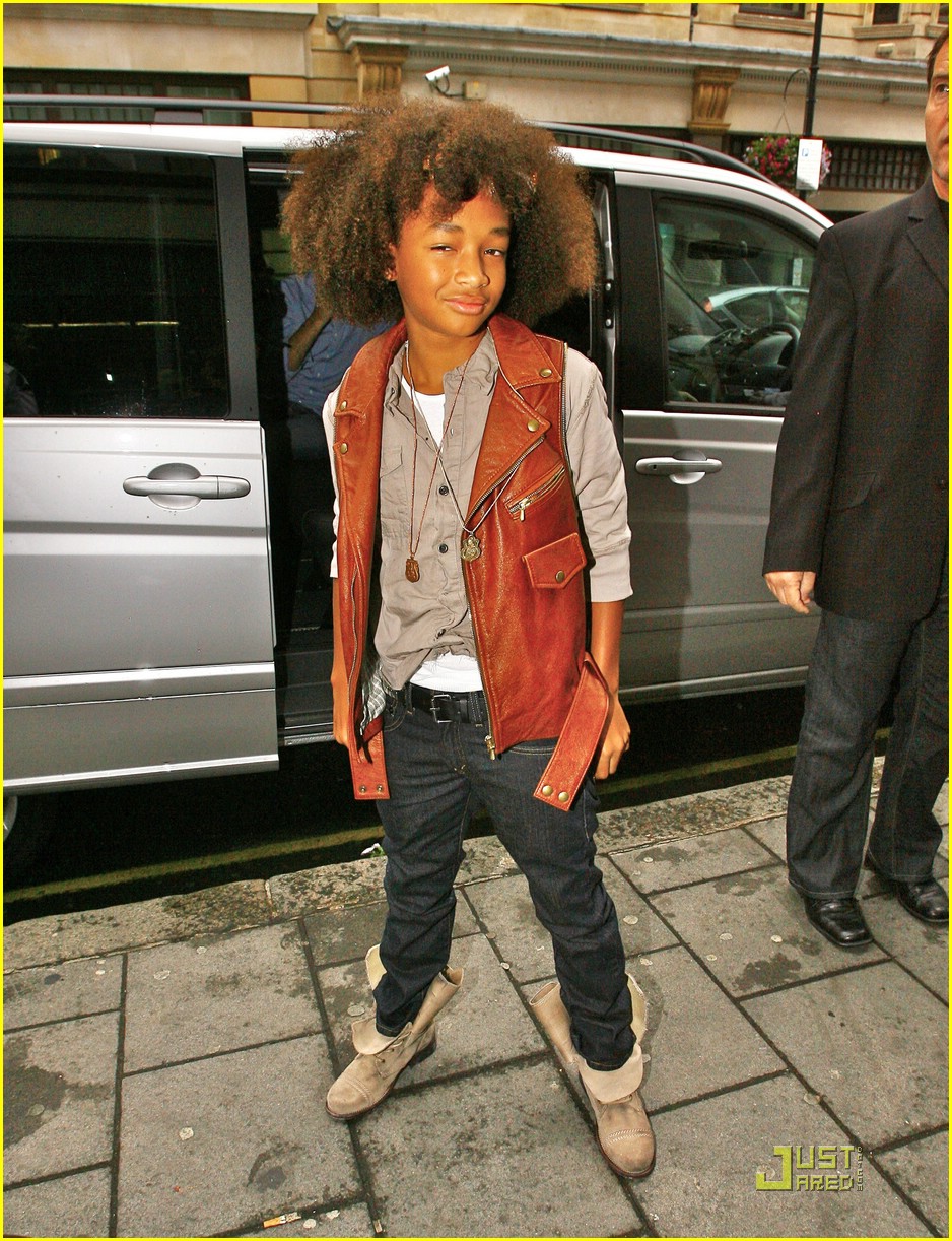 Jaden Smith Karate Chops in London