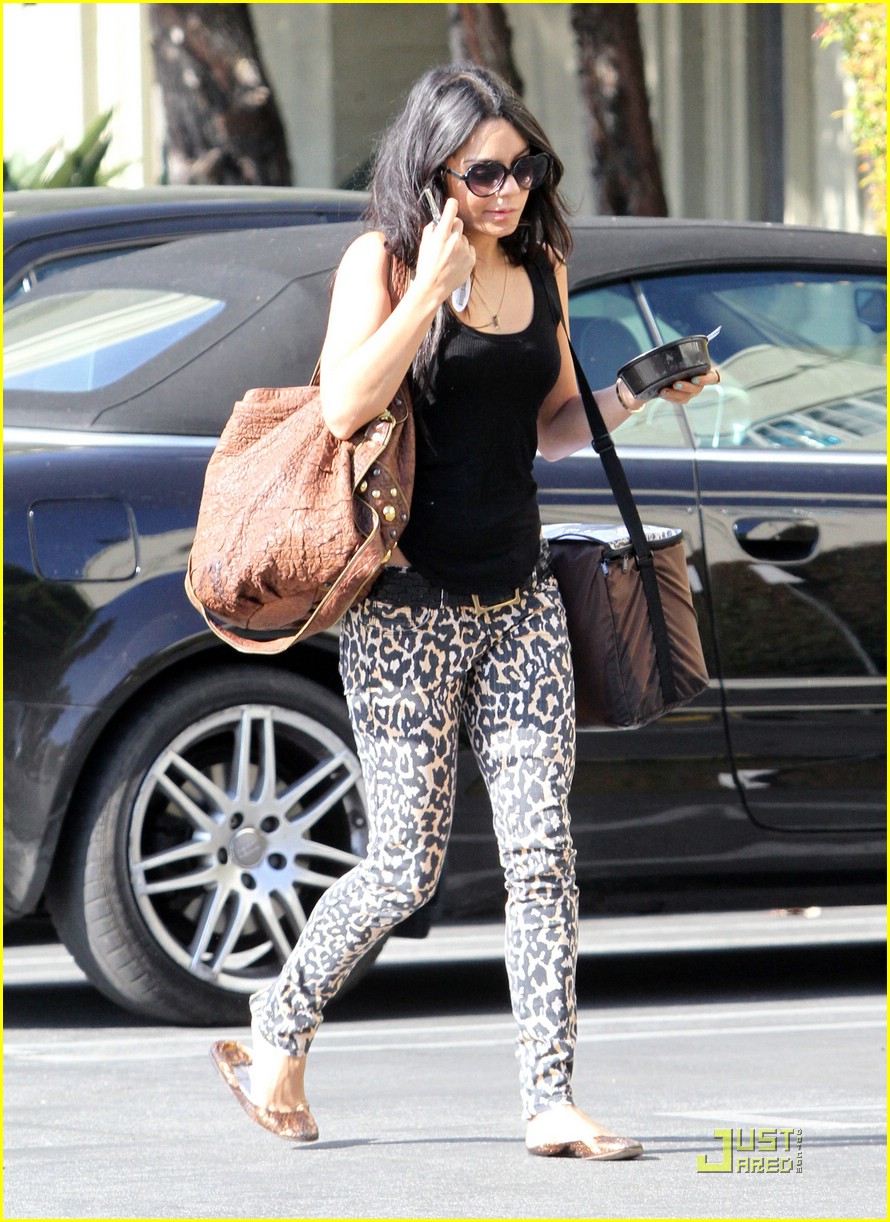 Vanessa Hudgens: Leopard Pants Pretty