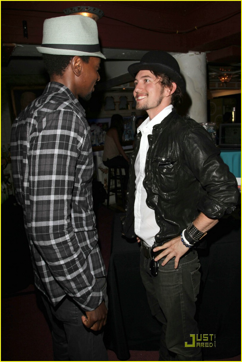 Jackson Rathbone Reunites with Edi Gathegi