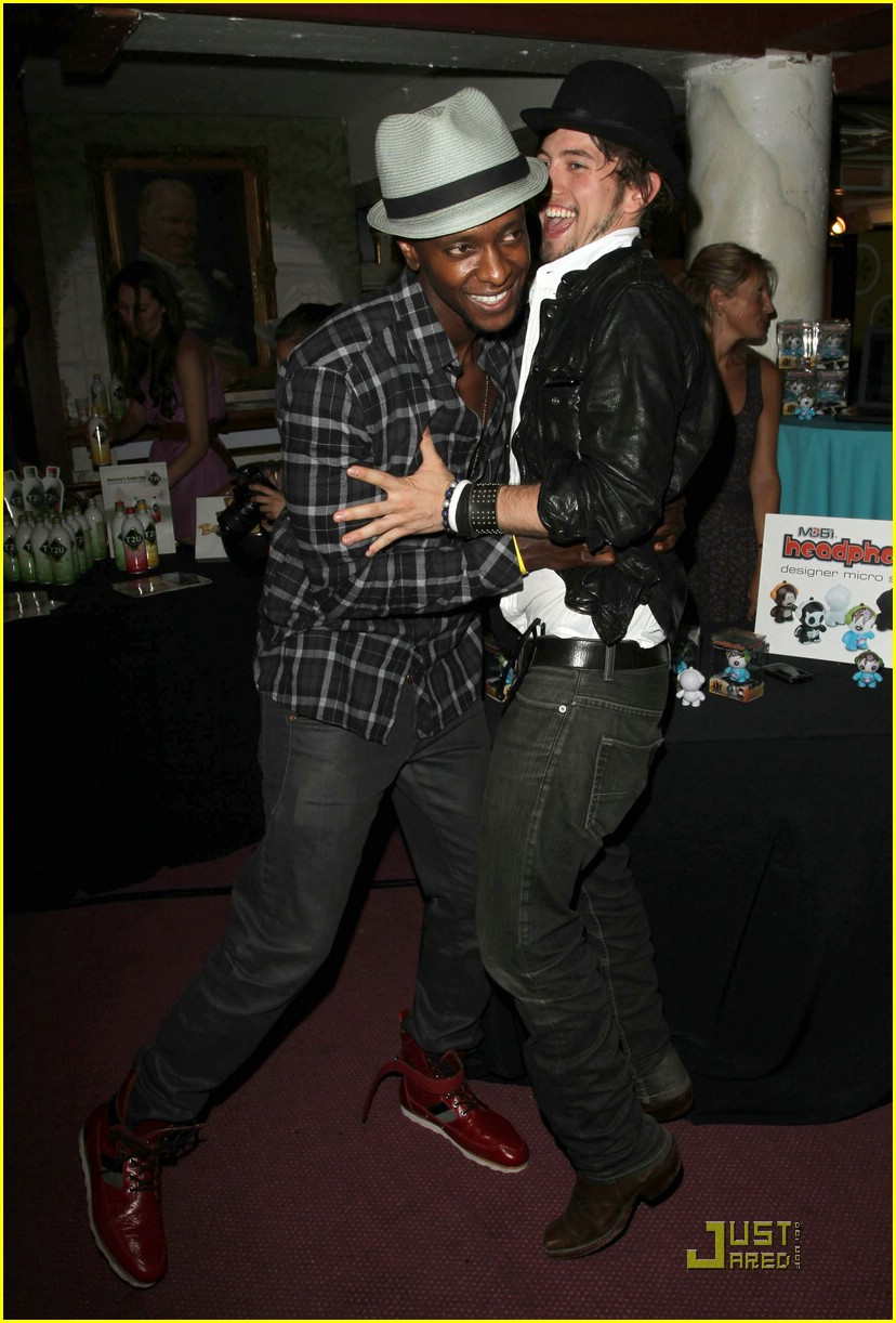 Jackson Rathbone Reunites with Edi Gathegi