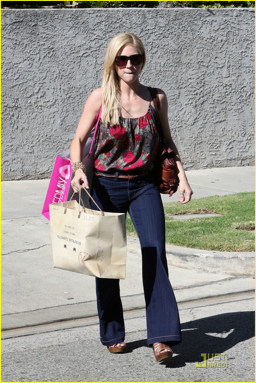 Brittany Snow: Allsaints Spitalfields Shopper