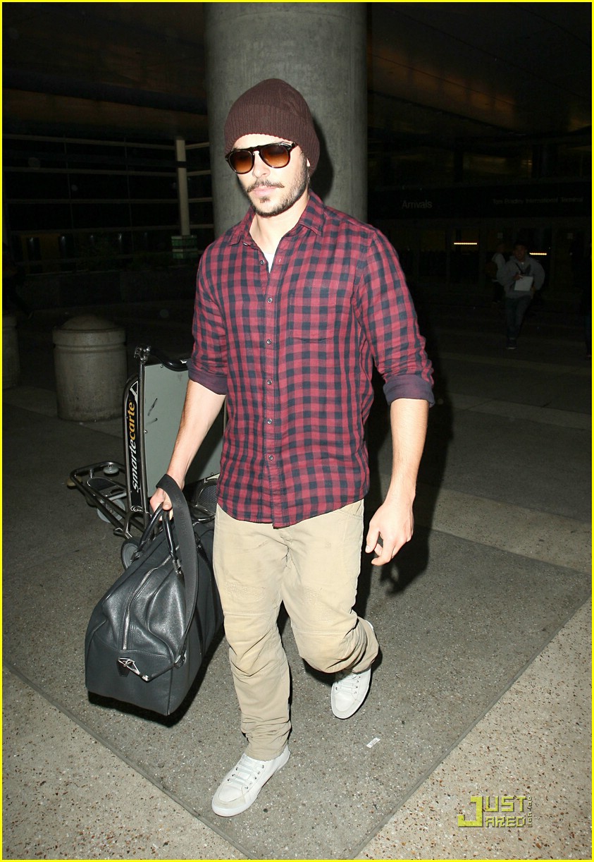 Zac Efron Isn't Loosing The Beard...Yet