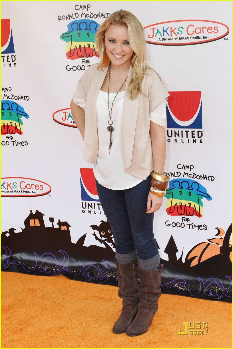 Emily Osment has Good Times with Ronald McDonald