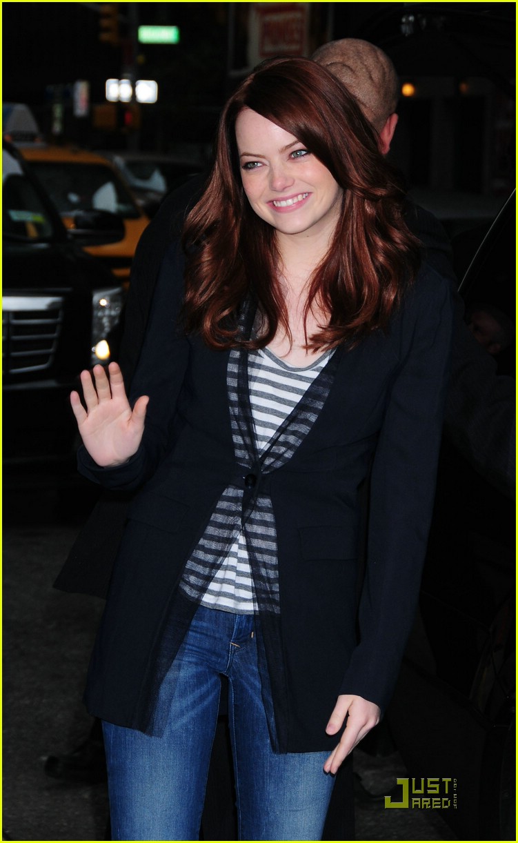 Emma Stone Does Late Night with Letterman