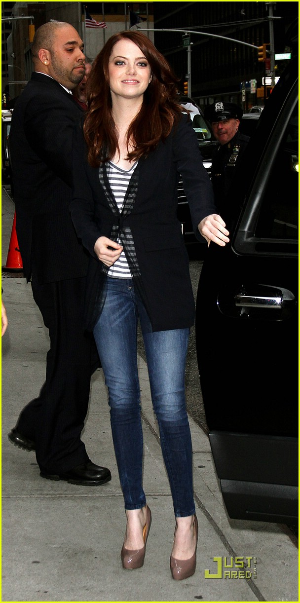 Emma Stone Does Late Night with Letterman