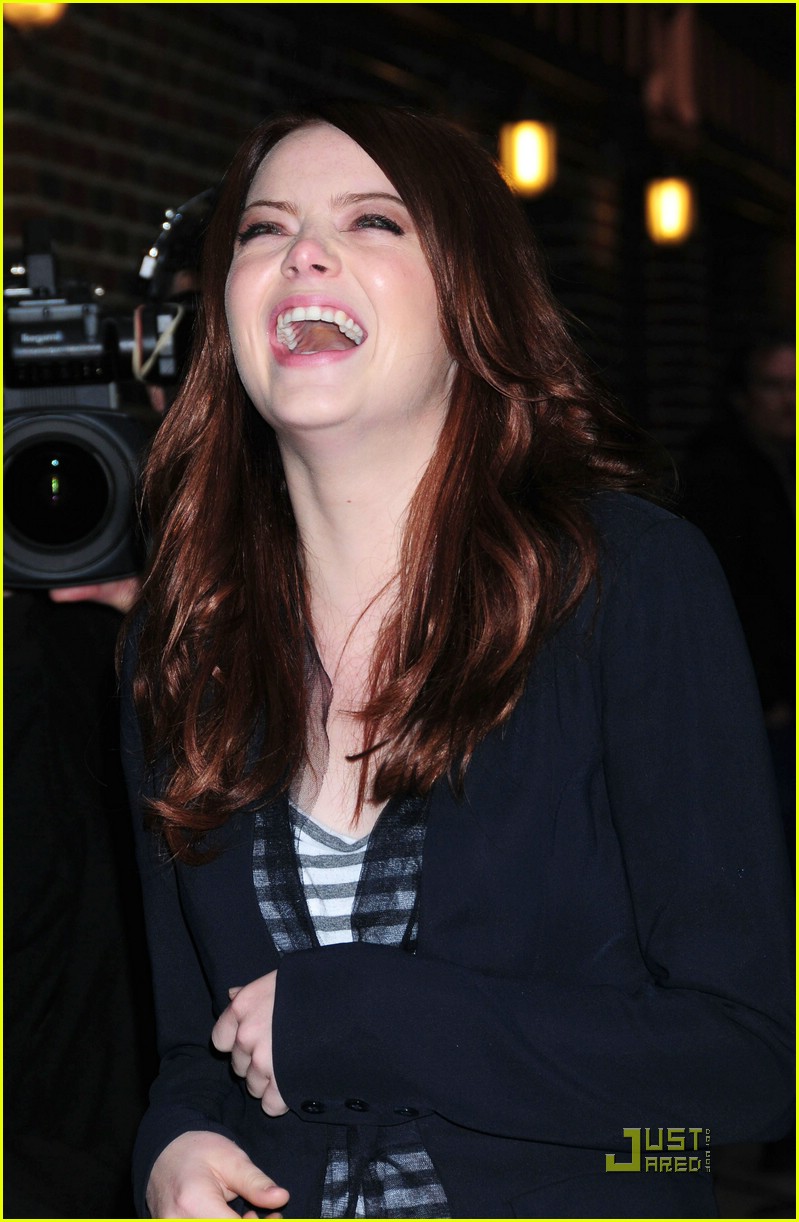Emma Stone Does Late Night with Letterman