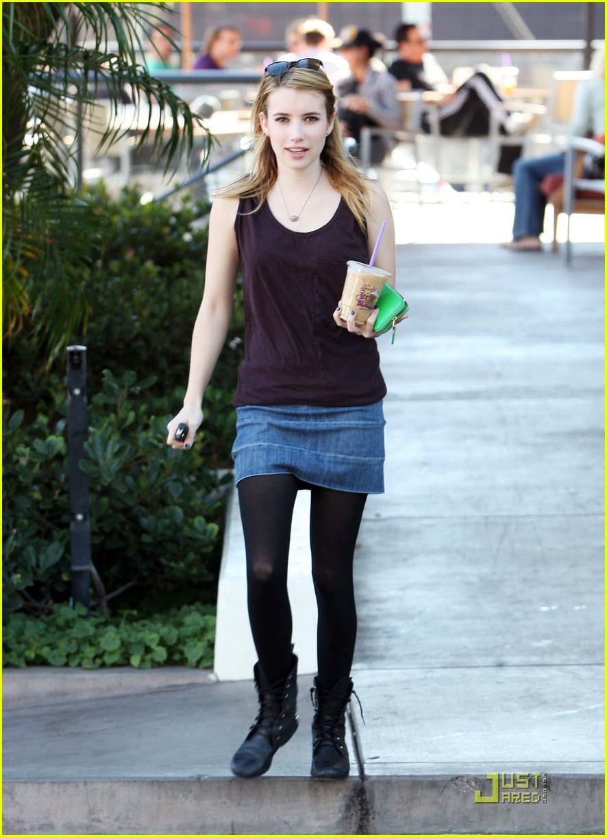 Emma Roberts is a Coffee Queen