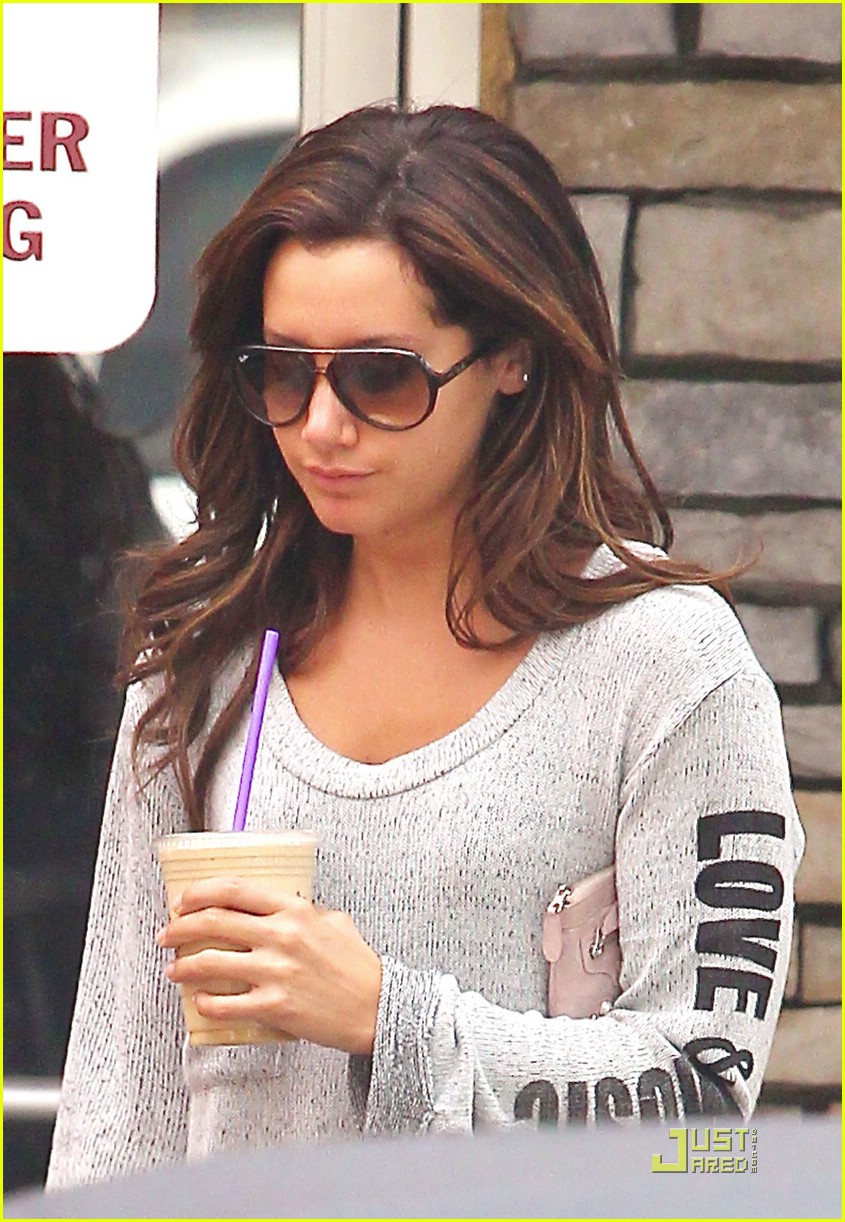 Ashley Tisdale Flirts With Fringe