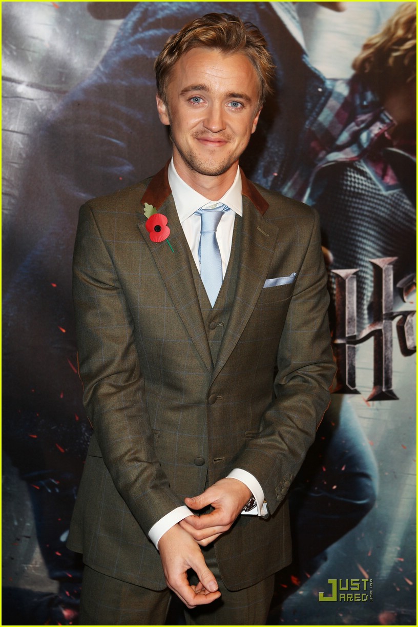 Tom Felton & Evanna Lynch: Harry Potter Premiere Pair