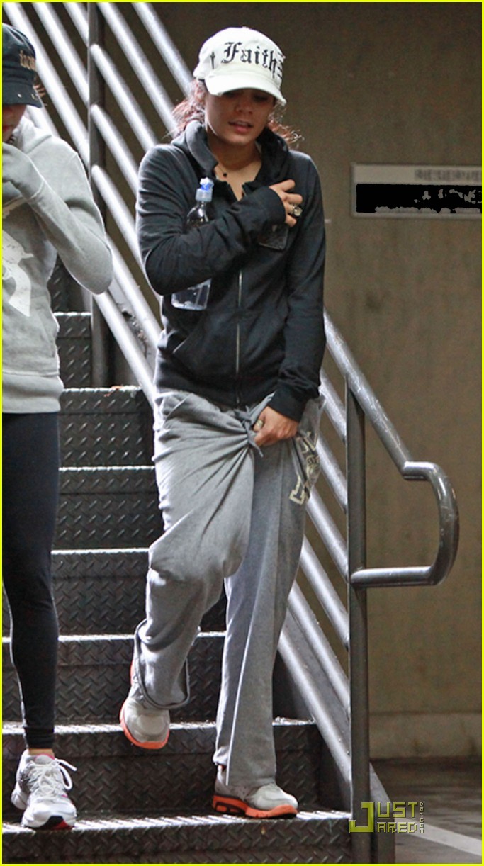 Vanessa Hudgens Has Faith at the Gym