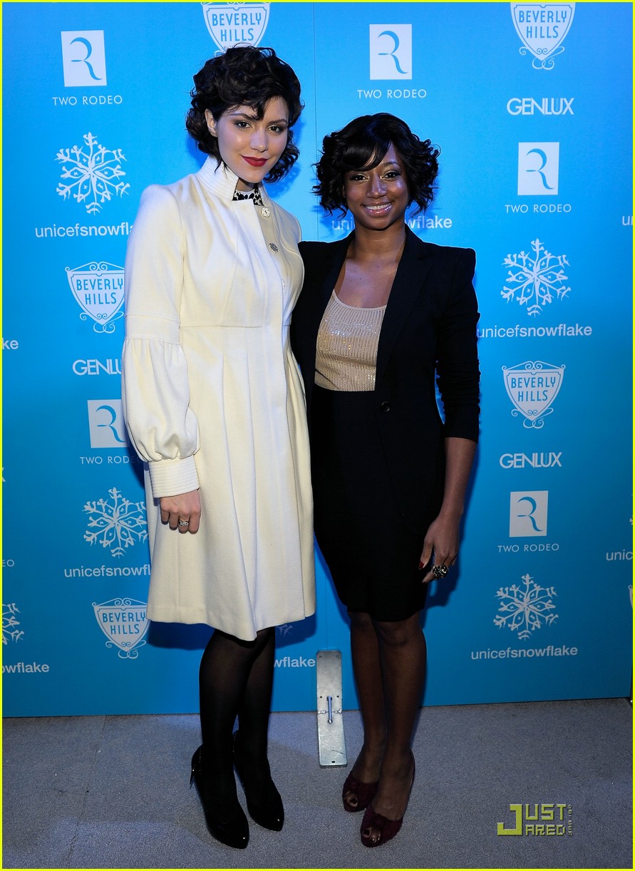 Monique Coleman: UNICEF Snow90210 in Beverly Hills!