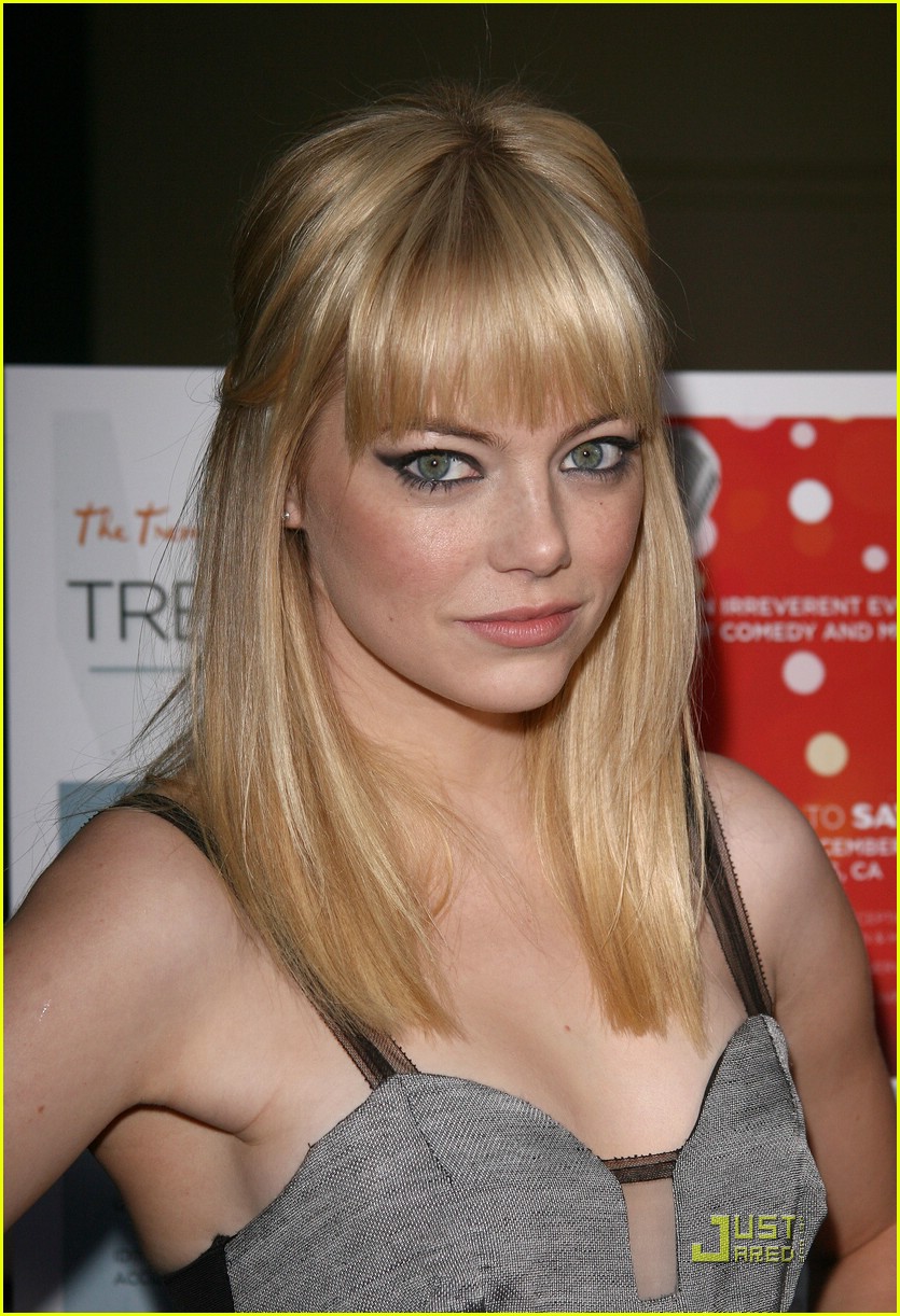 Emma Stone: Blonde at Trevor Live!