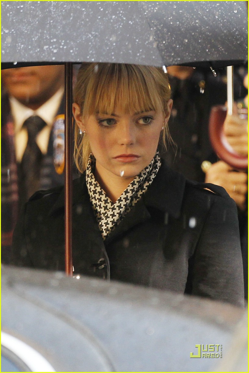 Emma Stone in Spider-Man -- FIRST LOOK!