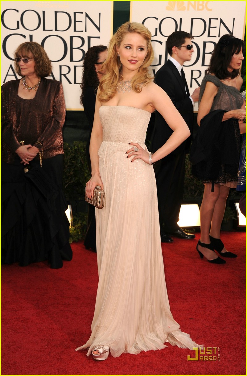 Dianna Agron & Alex Pettyfer: Golden Globe Awards 2011