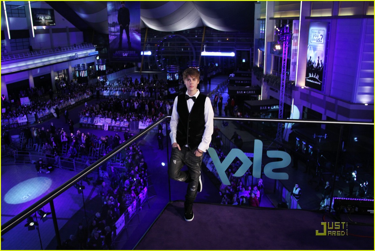Justin Bieber 'Never Says Never' in London