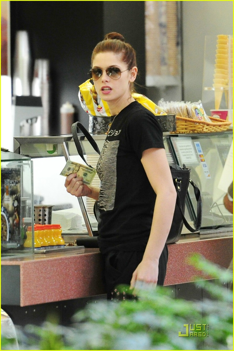 Ashley Greene: Starbucks Stop at LAX