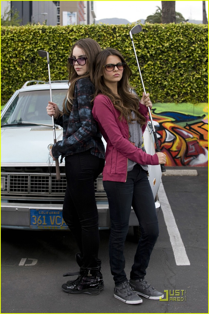 Victoria Justice & Elizabeth Gillies: Golfing Girls