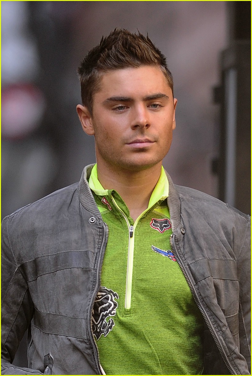 Zac Efron: Lime Green Guy