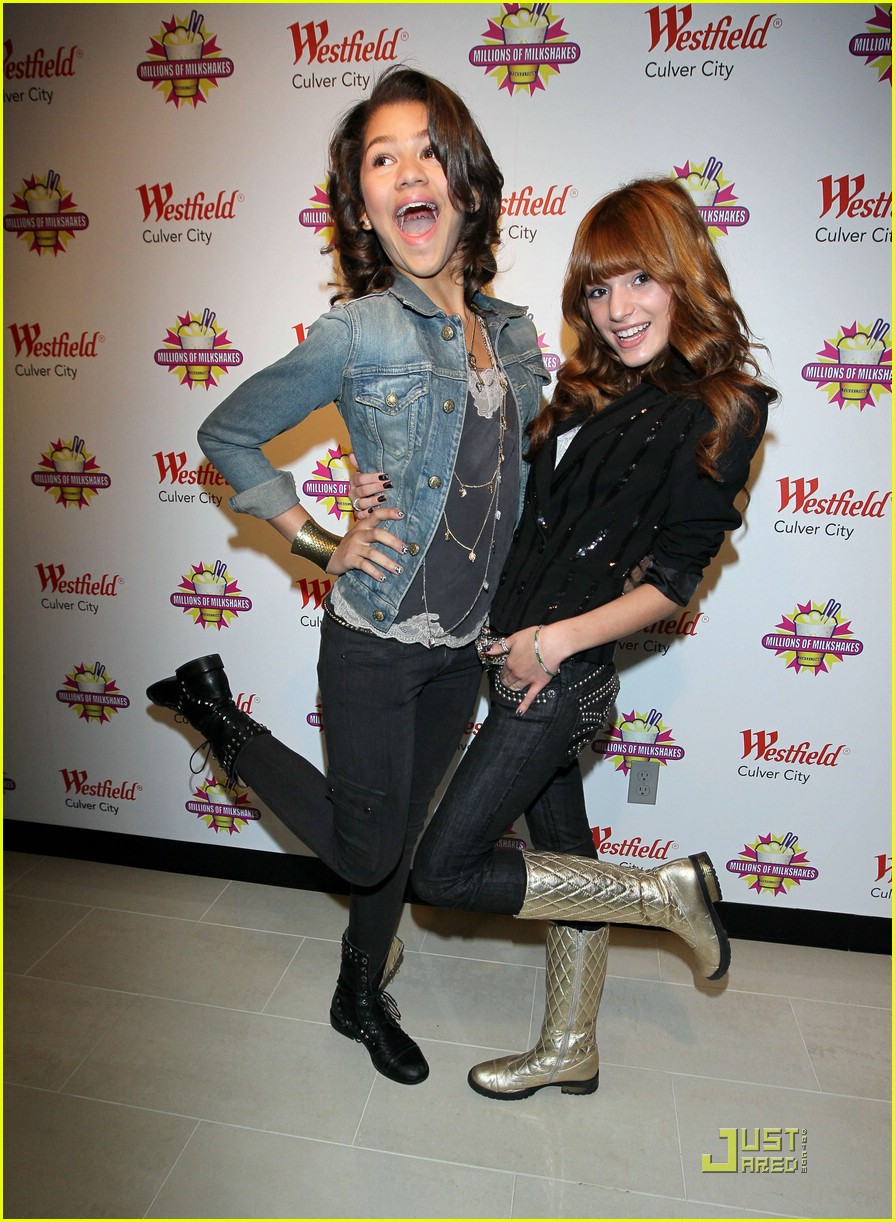 Zendaya & Bella Thorne 'Shake Up' Millions of Milkshakes