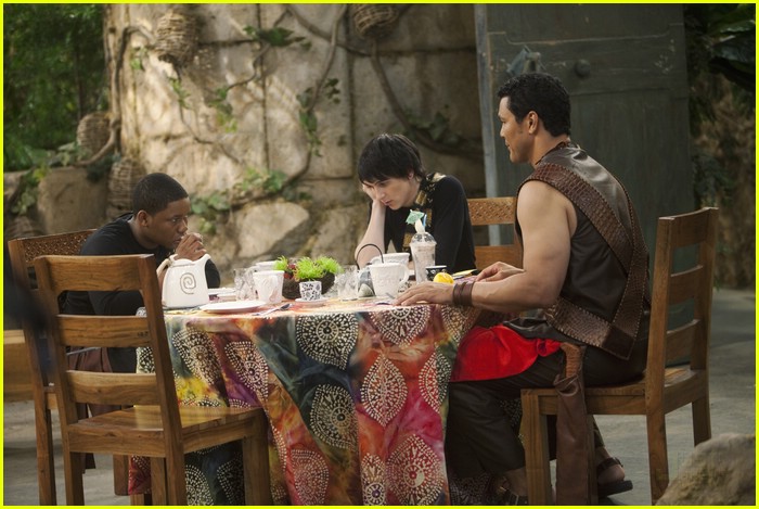 Mitchel Musso & Kelsey Chow Fight A Giant!