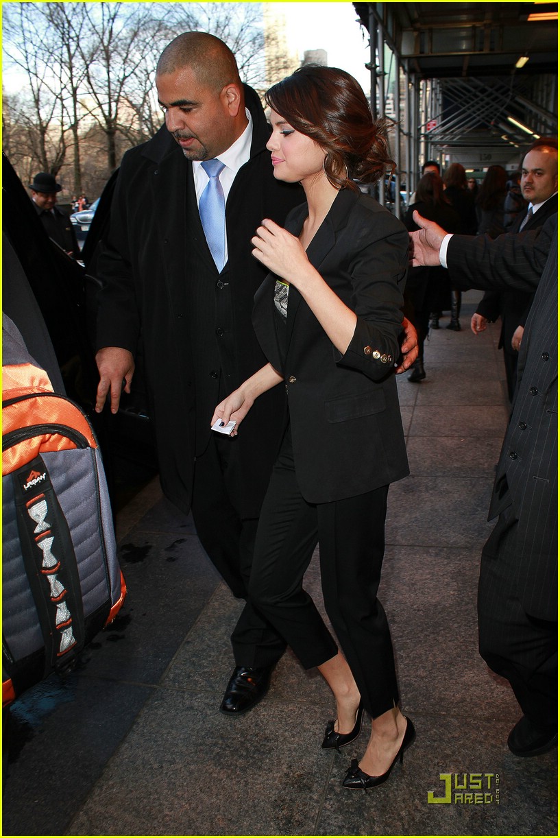 Selena Gomez Suits Up for The Seven