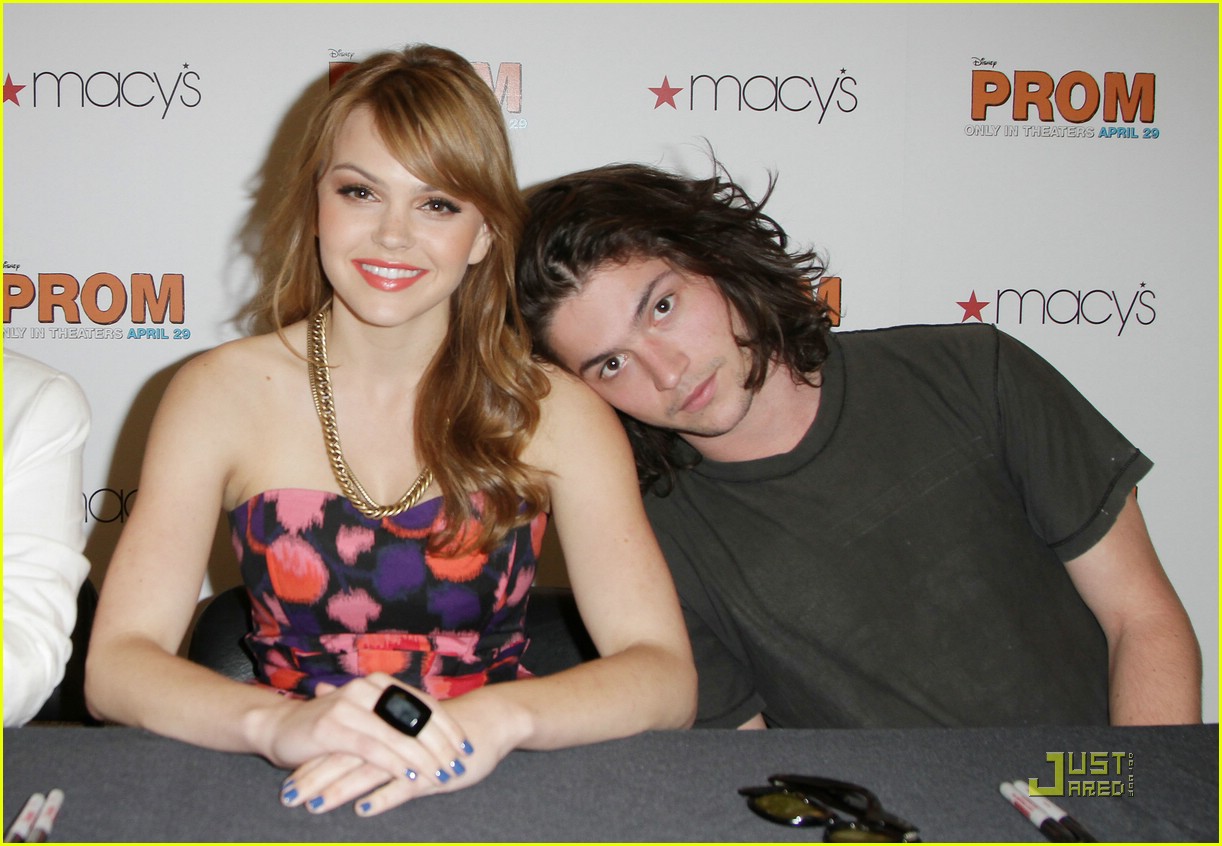 Aimee Teegarden: Macy's Prom in Miami with Janelle Ortiz & Thomas McDonell!
