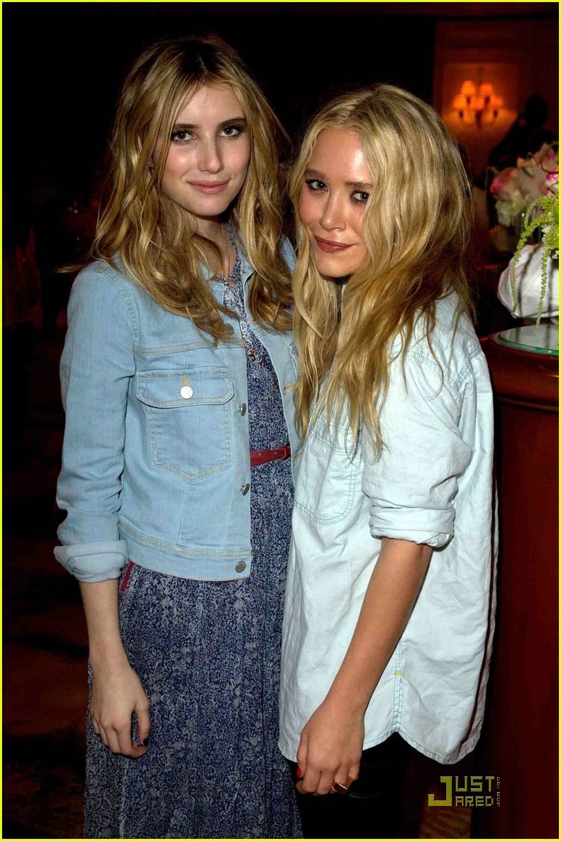 Dakota Fanning: Textile Launch with Emma Roberts!