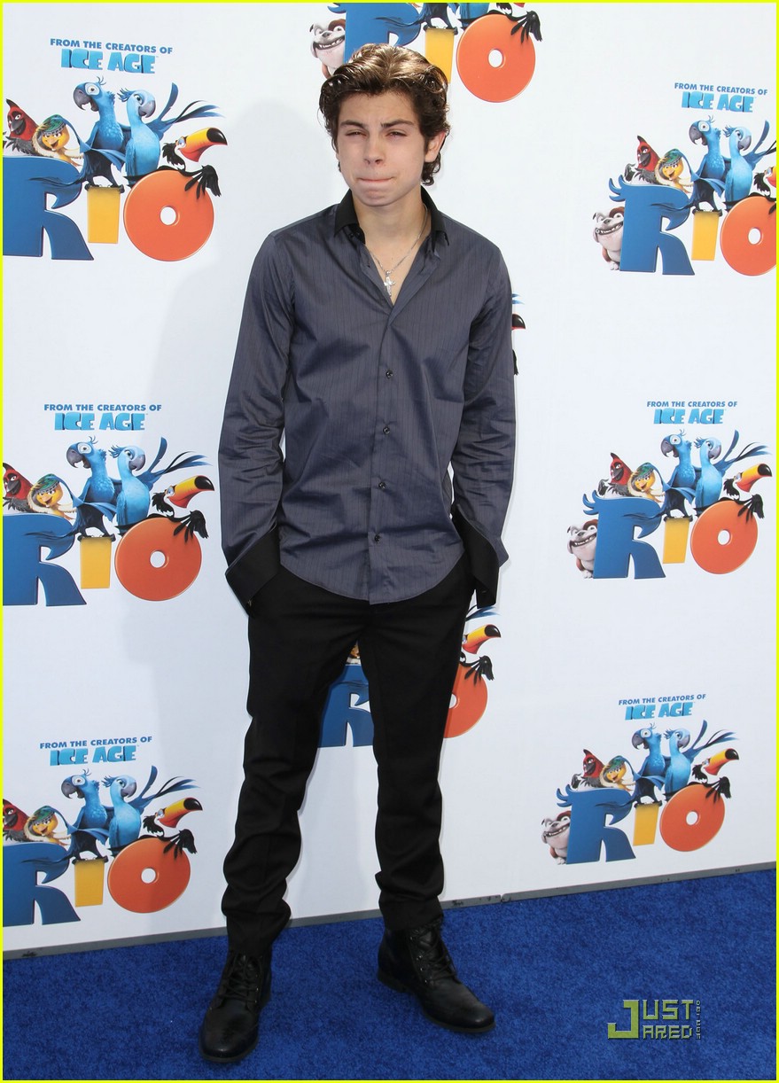 Jake T. Austin: 'Rio' Premiere!