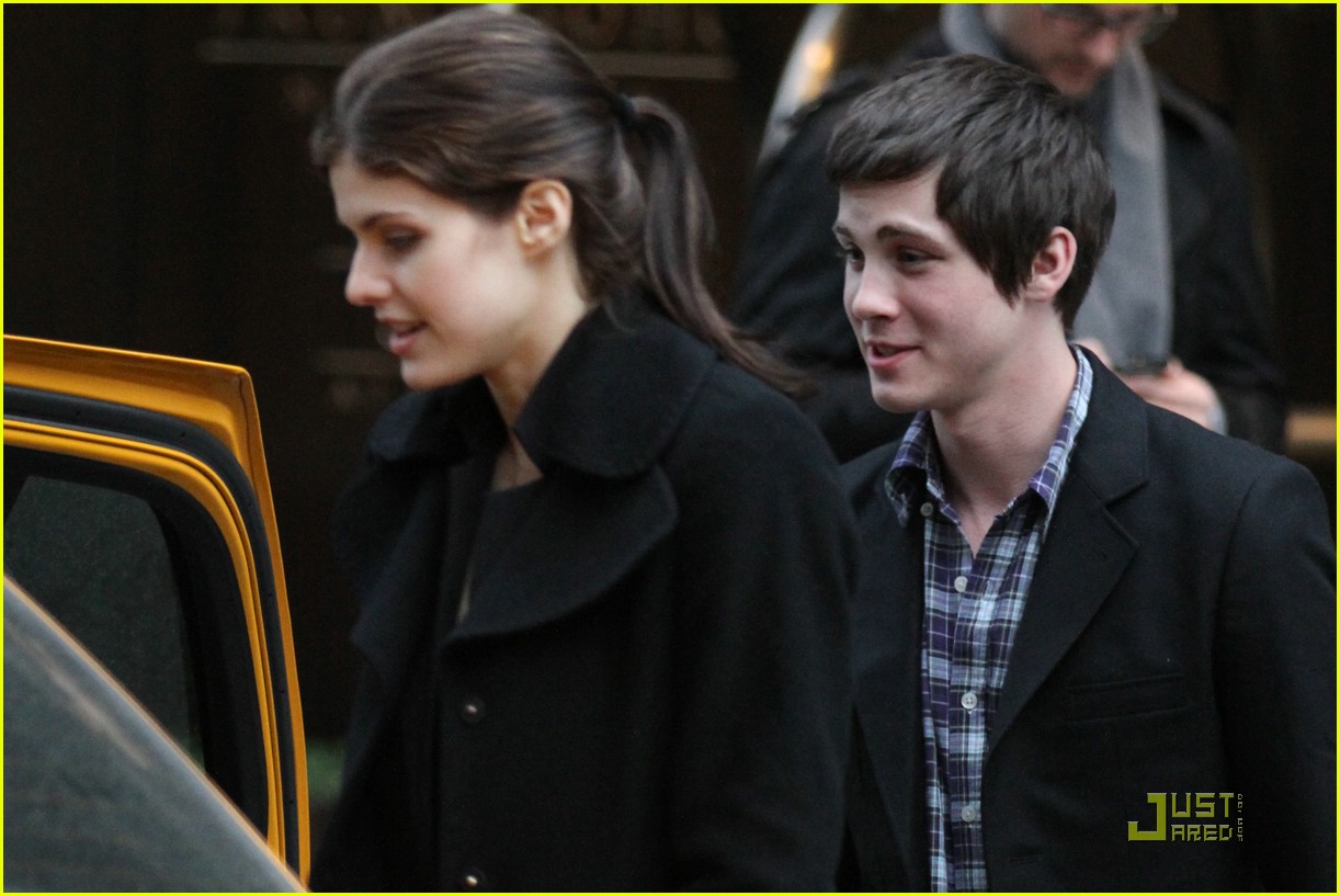 Logan Lerman & Alexandra Daddario Explore New York