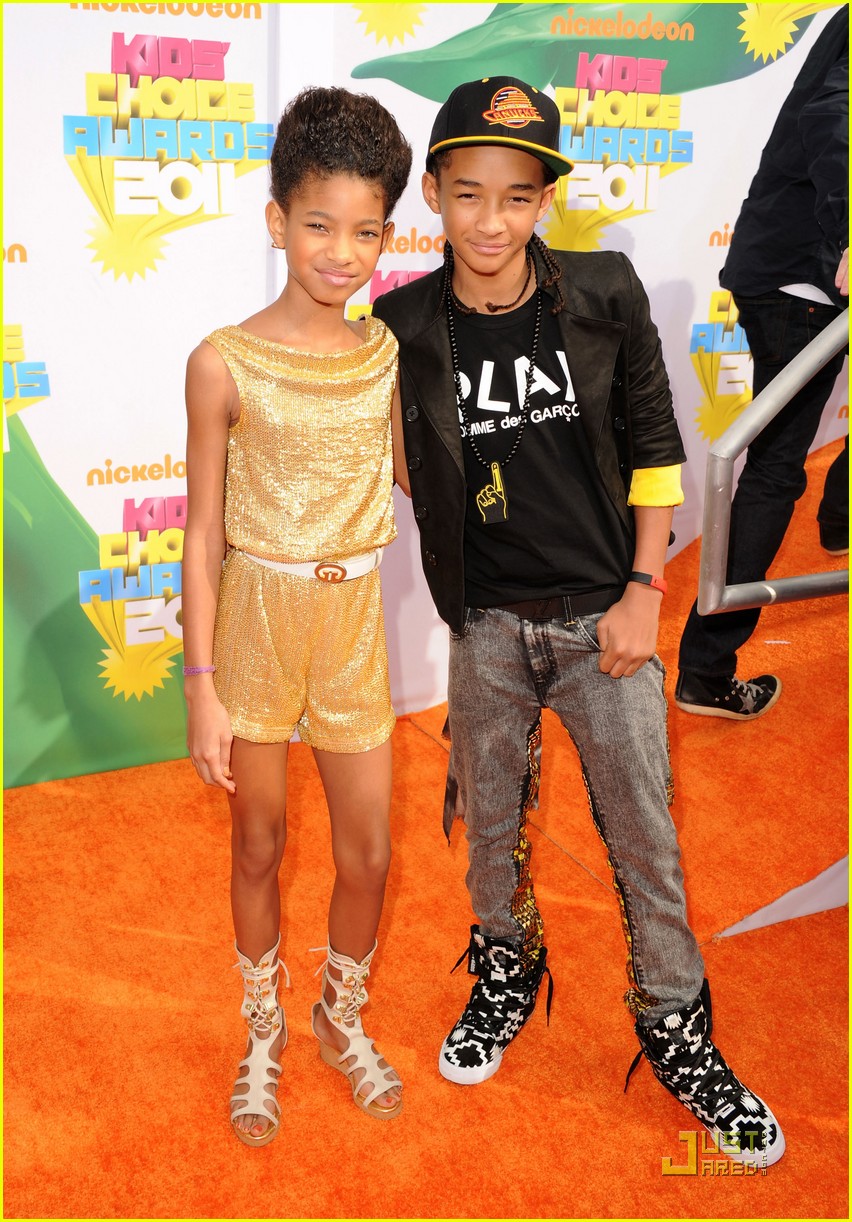 Willow & Jaden Smith - KCA 2011 Orange Carpet