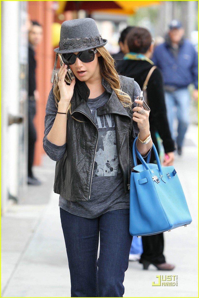 Ashley Tisdale: Birkin Bag in Beverly Hills!