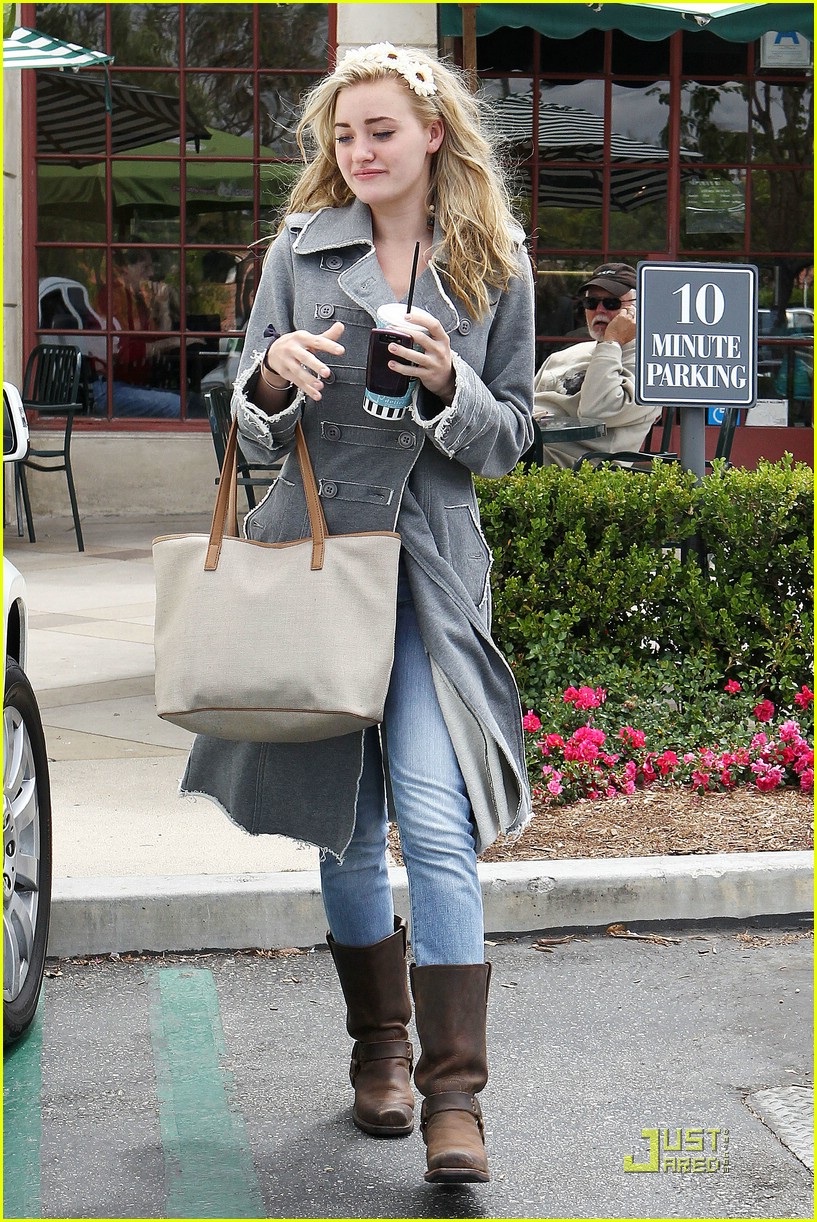 AJ Michalka: Corner Bakery Cutie