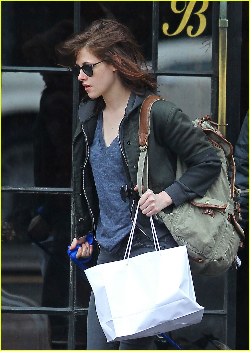 Kristen Stewart: East Village Walk with Dog