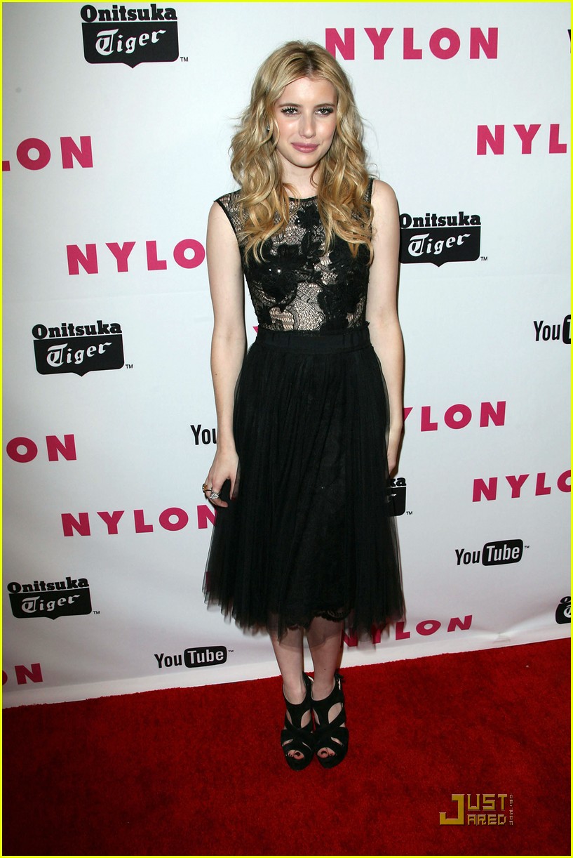 Emma Roberts: Nylon Magazine Party Gal!