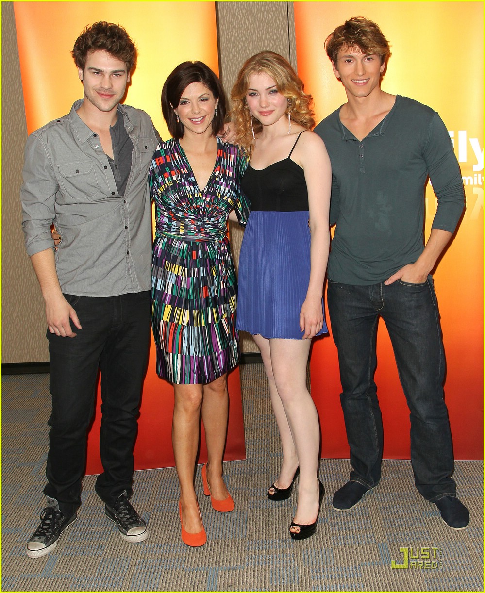 Skyler Samuels: UpFronts with Grey Damon and Benjamin Stone