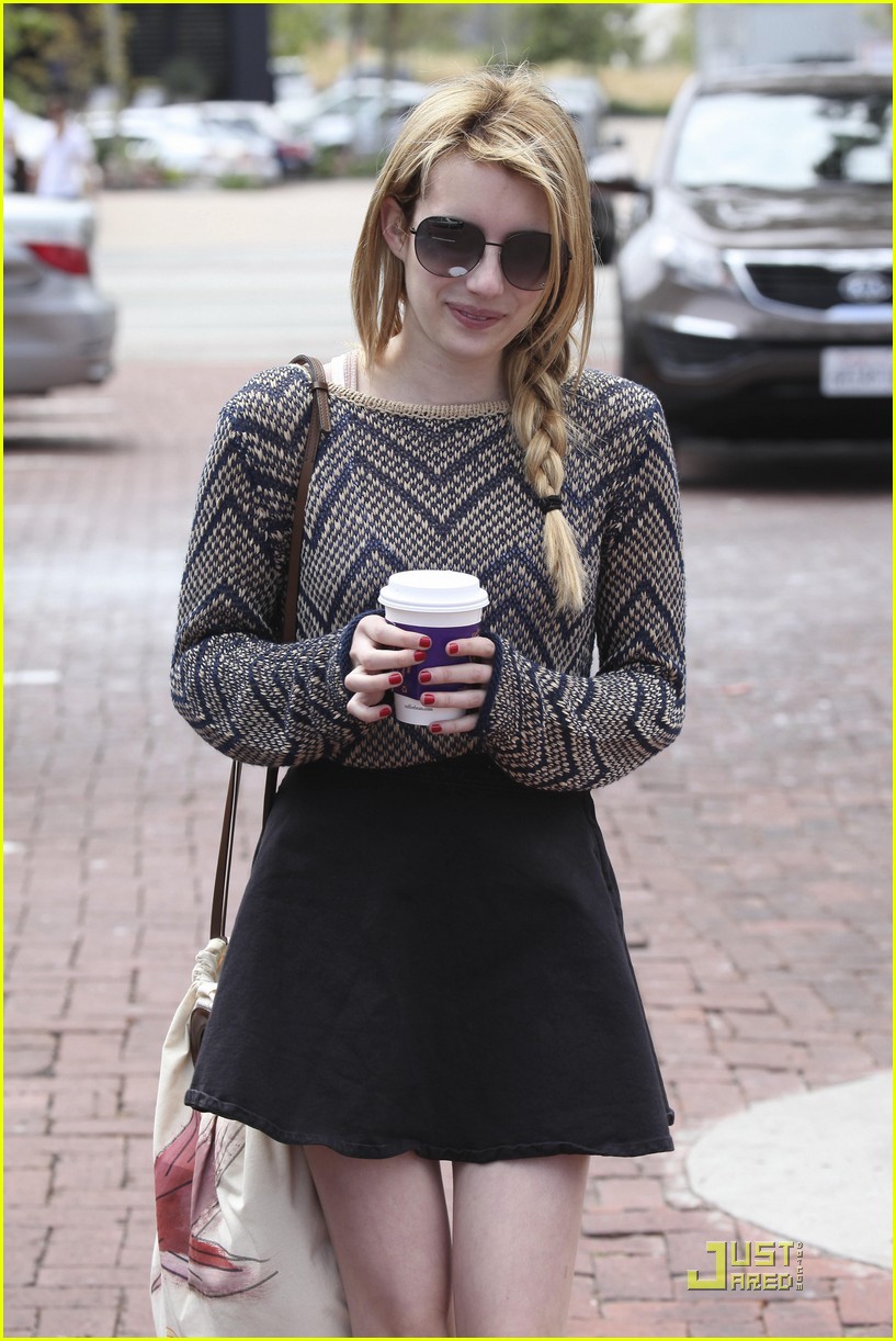 Emma Roberts: Coffee Bean Beauty