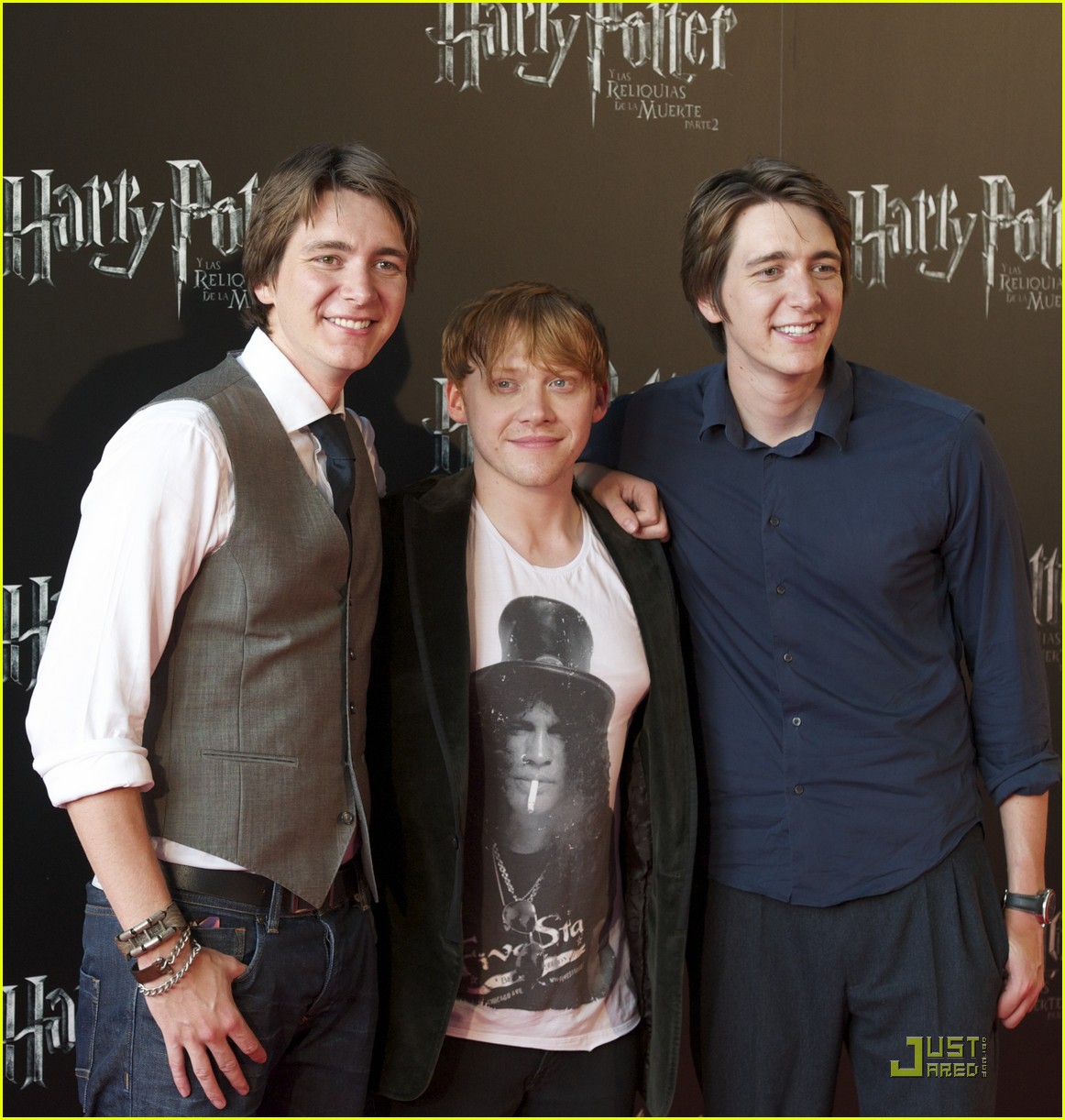 Rupert Grint, James & Oliver Phelps Bring Madrid Magic