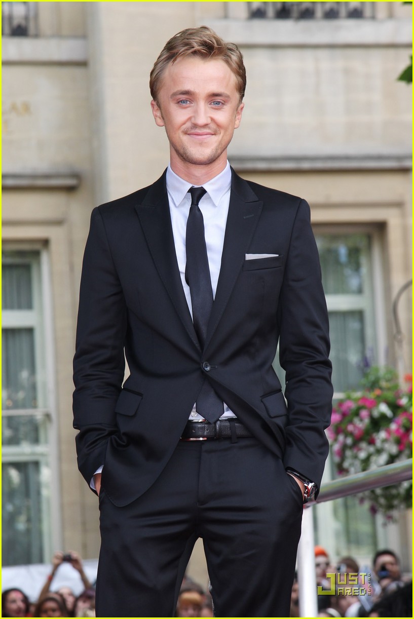 Tom Felton: 'Harry Potter' Premiere with Jade Olivia!