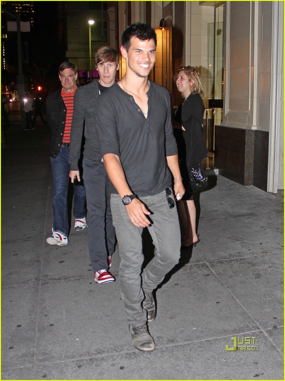 Taylor Lautner: Bottega Louie Buddies!