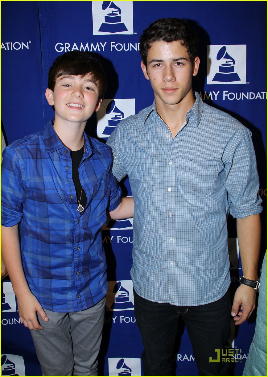 Nick Jonas & Greyson Chance Go To Grammy Camp