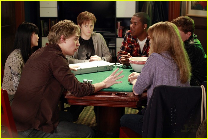 Lucas Grabeel Puts on His Poker Face
