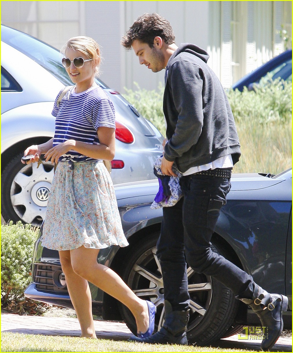 Dianna Agron & Sebastian Stan: Pool Party Pair