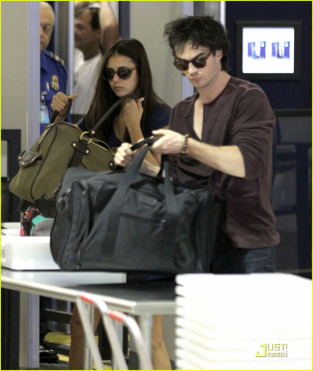 Nina Dobrev & Ian Somerhalder: LAX Lovebirds