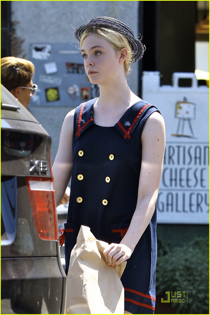 Elle Fanning Is In The Navy Now