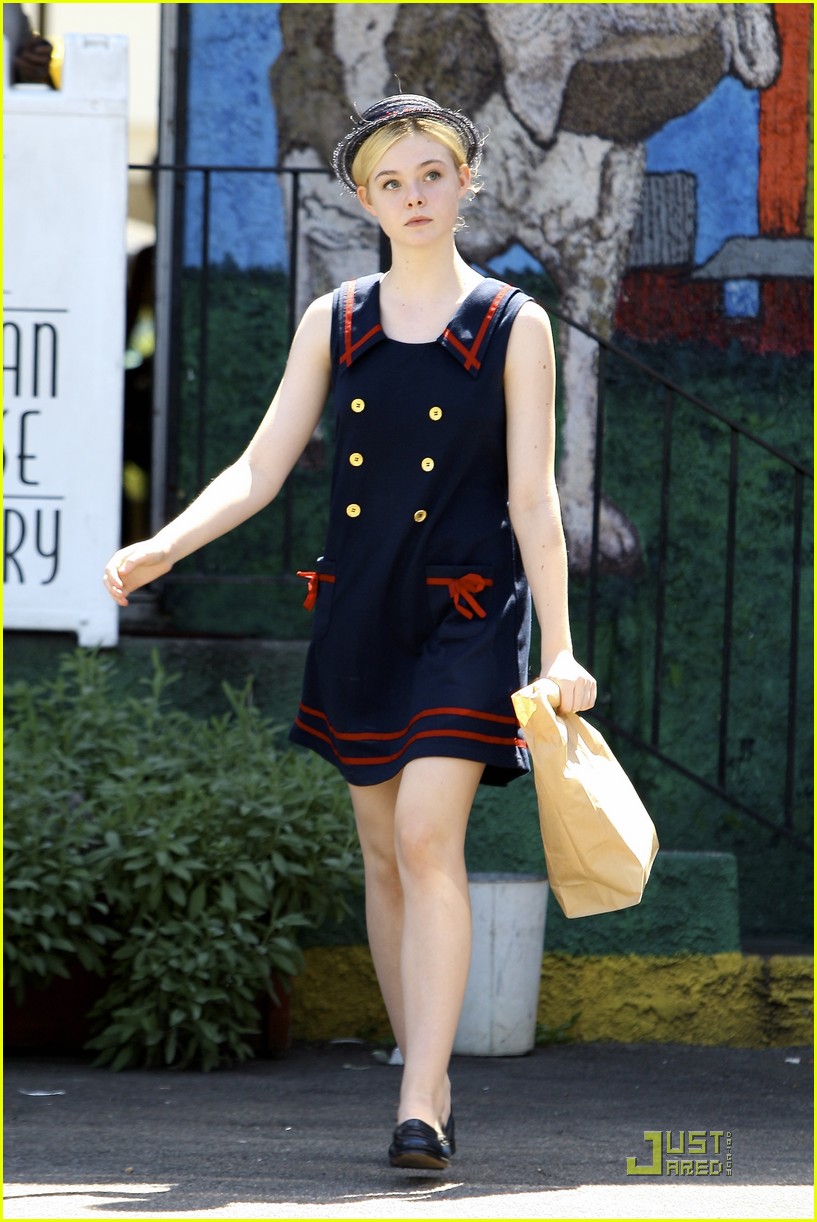 Elle Fanning Is In The Navy Now