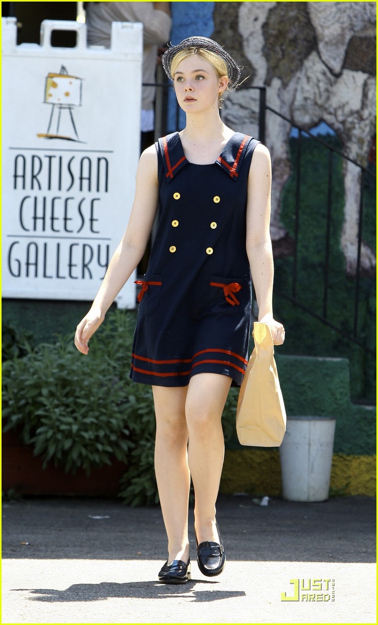 Elle Fanning Is In The Navy Now