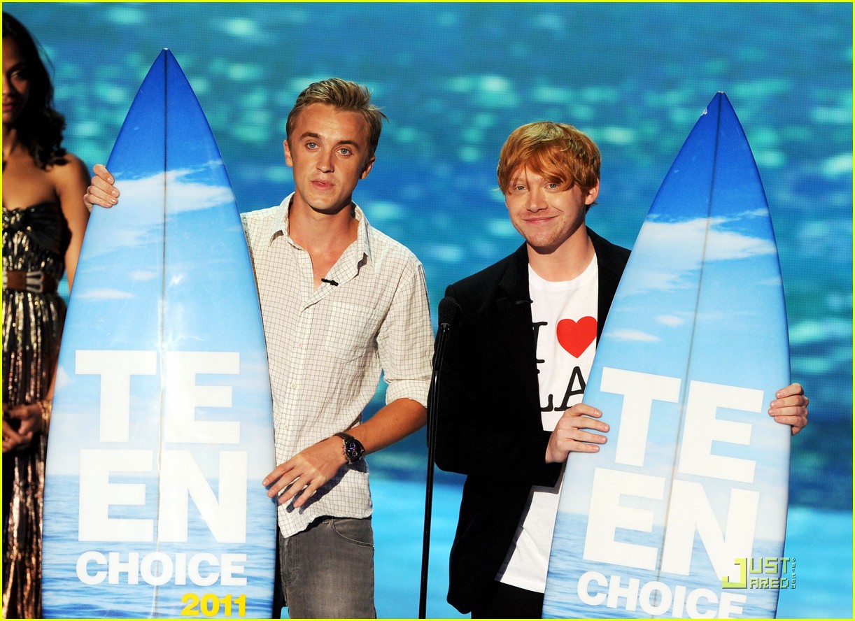 Tom Felton & Rupert Grint: Teen Choice Award Winners!