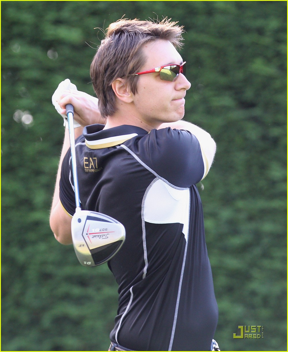 James and Oliver Phelps: Shooting Stars Golf Tournament